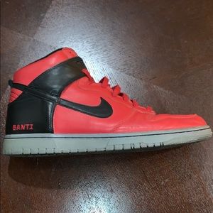 Nike Dunk High Be True Santi Black/Red sz 14 (est)